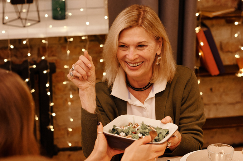 La nutrition plaisir pour bien vieillir : pendant les fêtes aussi !